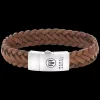 Armband^Rebel & Rose Absolutely Leather - Braided Raw Matt Cognac |
