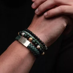 Armband^Rebel & Rose Absolutely Leather - Braided Raw Matt Ranger |