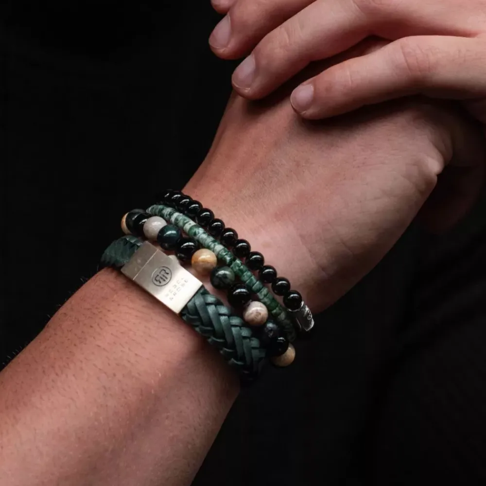 Armband^Rebel & Rose Absolutely Leather - Braided Raw Matt Ranger |