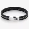 Armband | Armband^Rebel & Rose Absolutely Leather - Silver Wired Black |