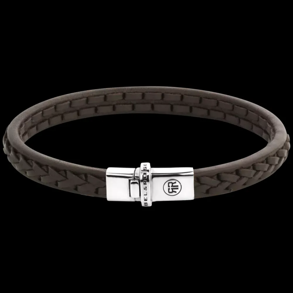 Armband | Armband^Rebel & Rose Absolutely Leather - Single Stranded Brown |