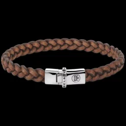 Armband | Armband^Rebel & Rose Absolutely Leather - Single Stranded Brown |