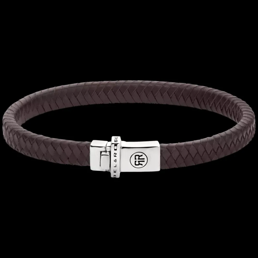 Armband | Armband^Rebel & Rose Absolutely Leather - Small Braided Brown |