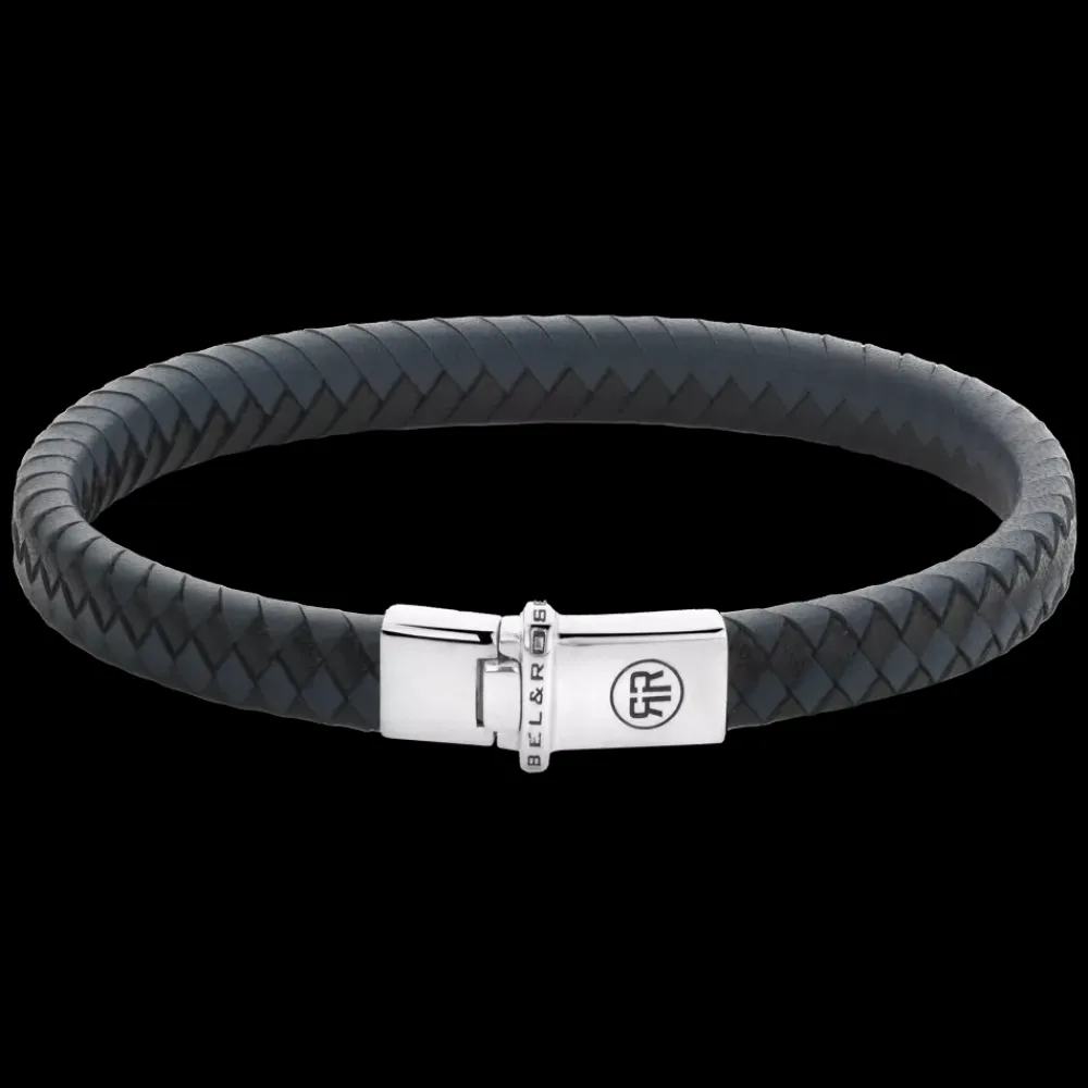Armband | Armband^Rebel & Rose Absolutely Leather - Small Braided Black&Blue |