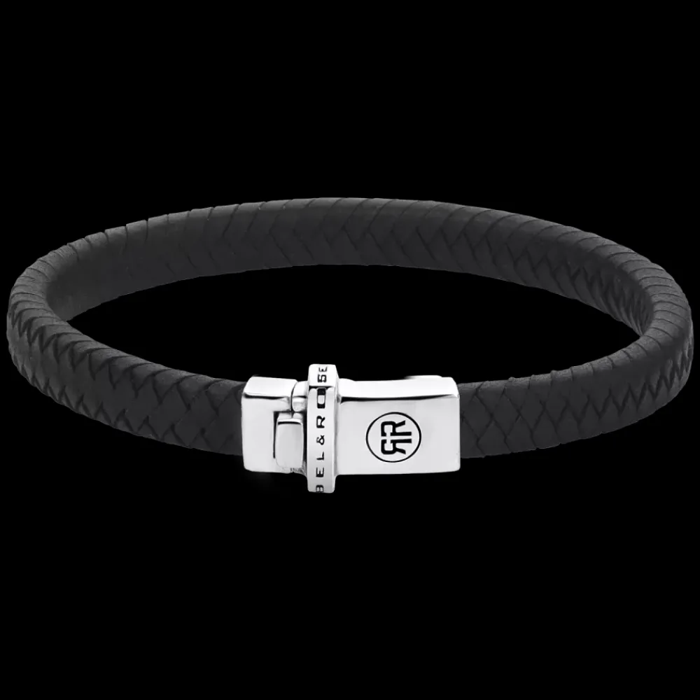 Armband | Armband^Rebel & Rose Absolutely Leather - Small Braided Black |