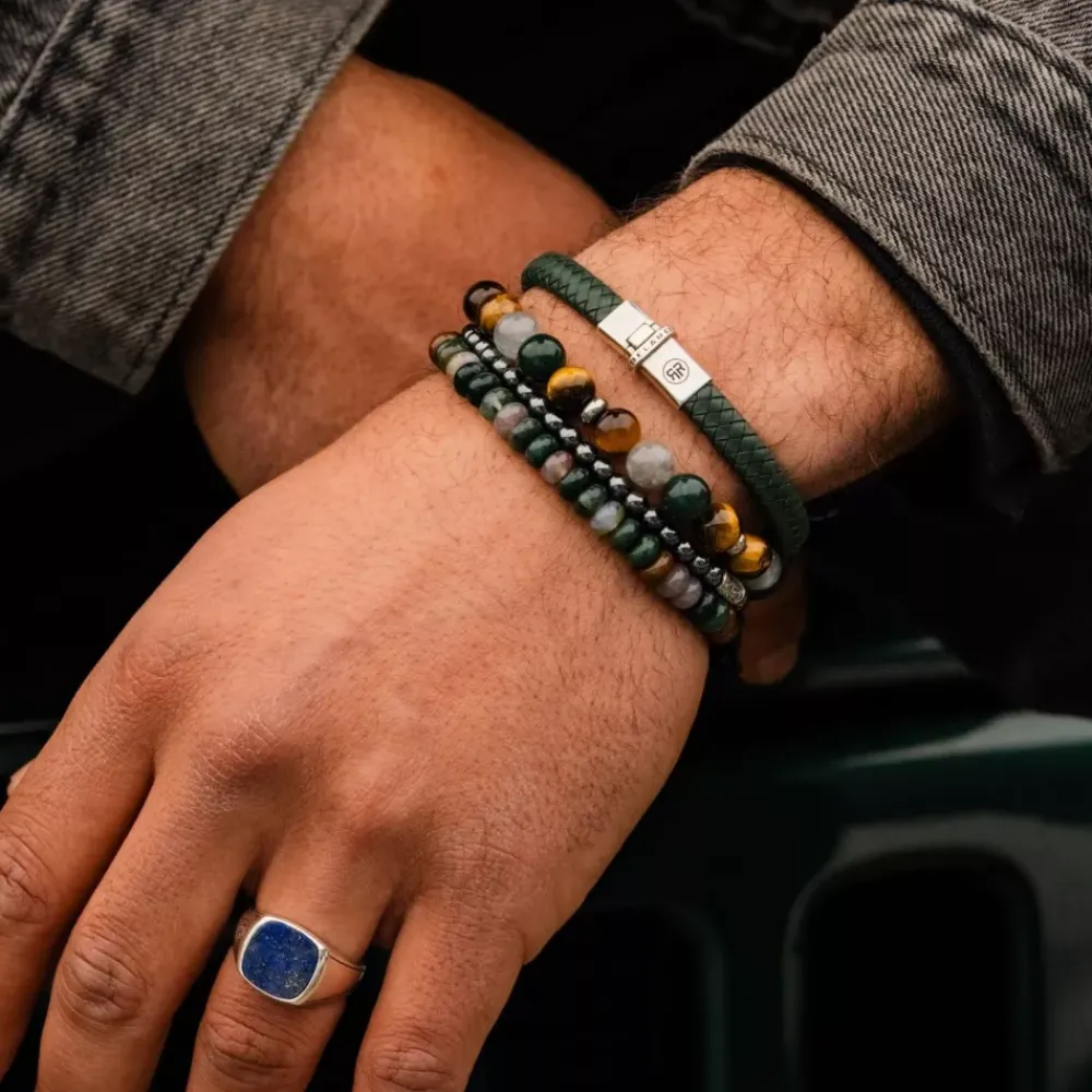 Armband | Armband^Rebel & Rose Absolutely Leather - Small Braided Ranger |
