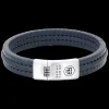Armband^Rebel & Rose Absolutely Leather - Twisted 925 Navy |