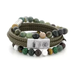 Armband^Rebel & Rose Absolutely Leather - Twisted 925 Camo |