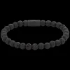 Armband | Armband^Rebel & Rose Black-series - Black Moon - All-Black - 6mm |