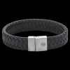 Armband^Rebel & Rose Full Metal Leather - Full Metal Premium 15mm Black |