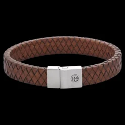 Armband^Rebel & Rose Full Metal Leather - Full Metal Premium 12mm Vintage Brown |