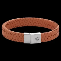 Armband^Rebel & Rose Full Metal Leather - Full Metal Premium 12mm Orange |