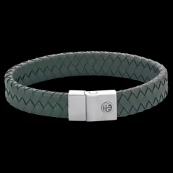 Armband^Rebel & Rose Full Metal Leather - Full Metal Combo 12mm Black Rocks |