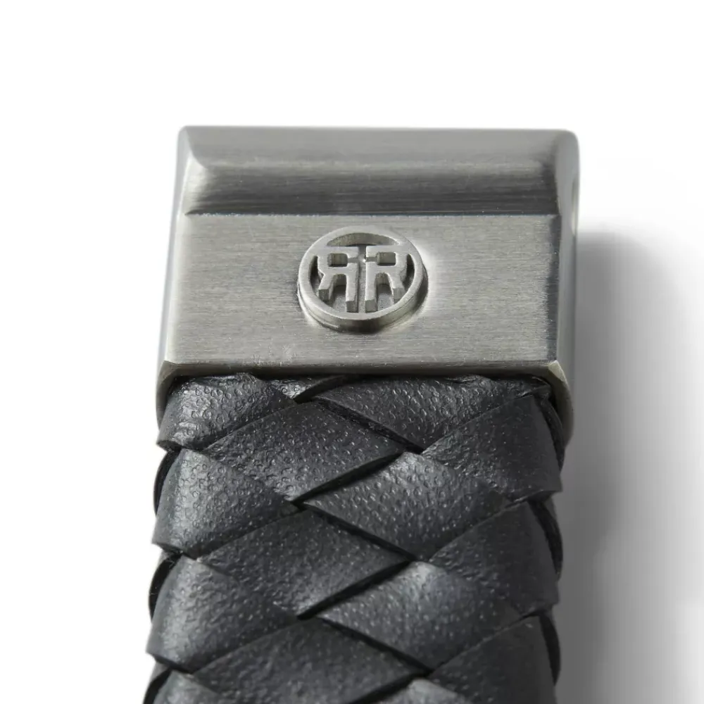 Armband^Rebel & Rose Full Metal Leather - Full Metal Premium 12mm Black |