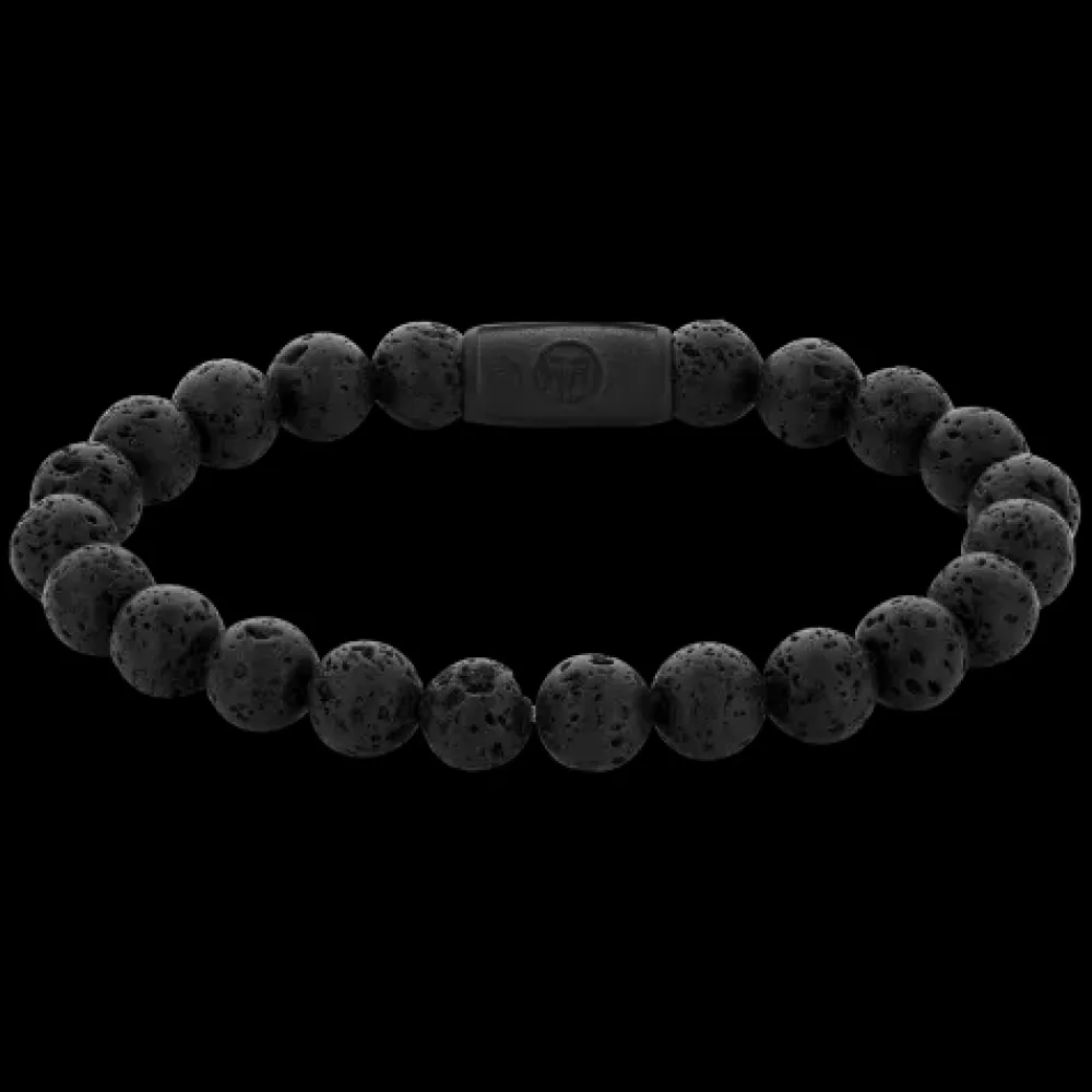 Armband | Armband^Rebel & Rose Full Metal Leather - Full Metal Double Round Brown |