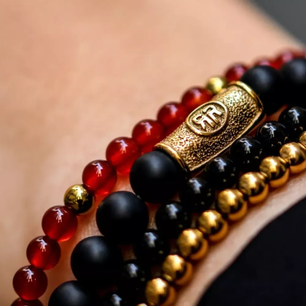 Armband^Rebel & Rose More Balls Than Most - Amazing Grace - Yellowgold ionplated - 4mm |