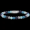 Armband^Rebel & Rose More Balls Than Most - Blue Summer Vibes - 6mm |