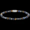 Armband | Armband^Rebel & Rose More Balls Than Most - Blue Rain - 4mm |