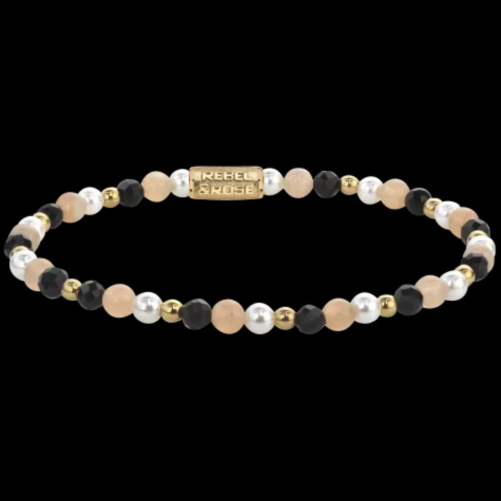 Armband | Armband^Rebel & Rose More Balls Than Most - Blue Rain Vintage - 6mm |
