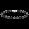 Armband^Rebel & Rose More Balls Than Most - Grey Rocks - 8mm |