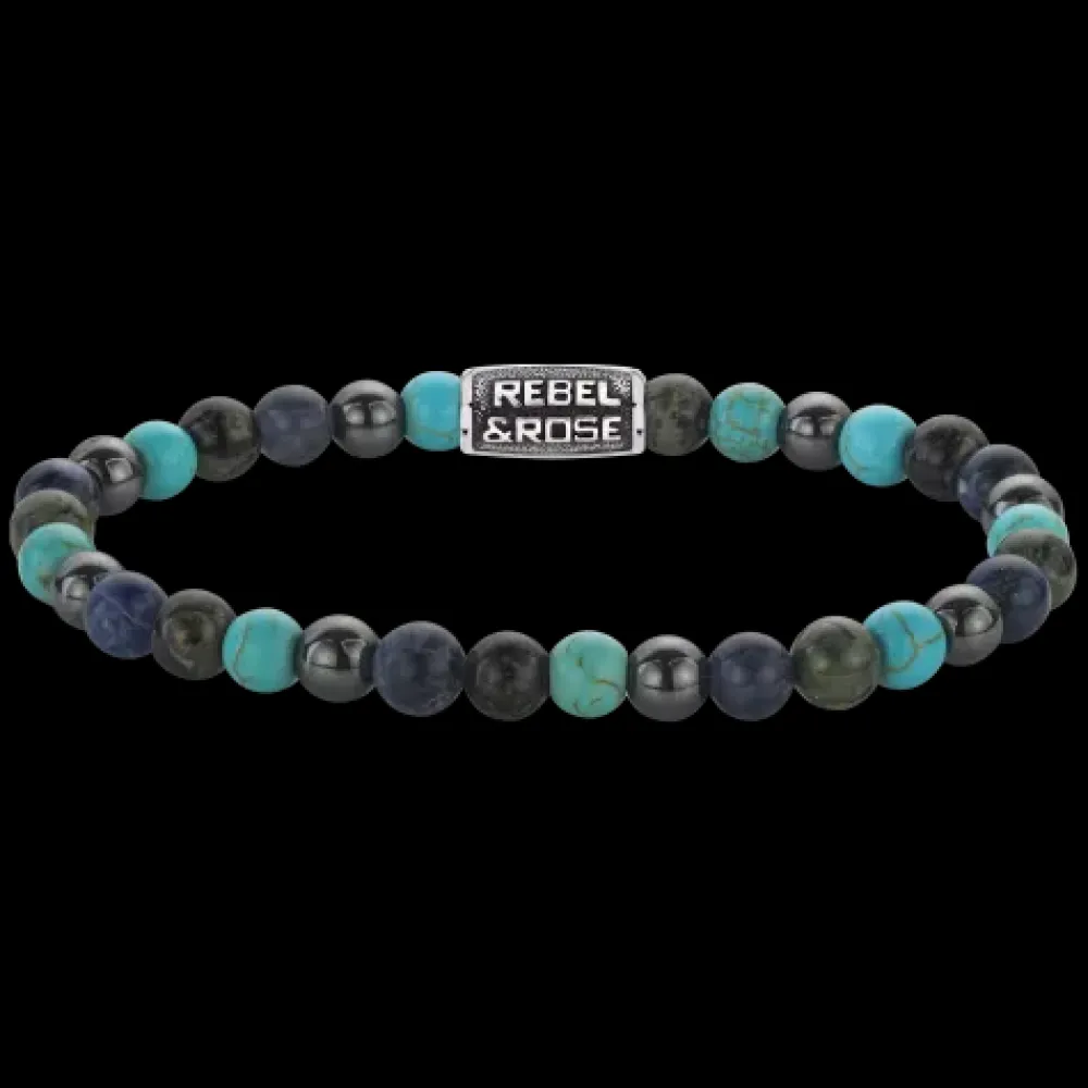 Armband | Armband^Rebel & Rose More Balls Than Most - Green Morning Vibes - Yellowgold ionplated - 4mm |