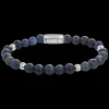 Armband | Armband^Rebel & Rose More Balls Than Most - Midnight Blue Silver - 6mm |