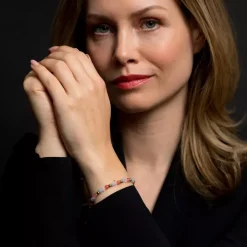 Armband | Armband^Rebel & Rose More Balls Than Most - Pink Summer Vibes - Yellowgold ionplated - 4mm |