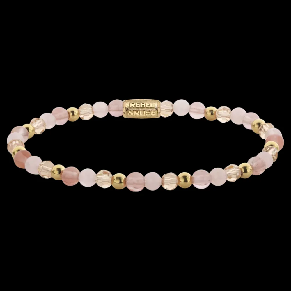 Armband^Rebel & Rose More Balls Than Most - Roses and Cherry Glam Rocks - 4mm |