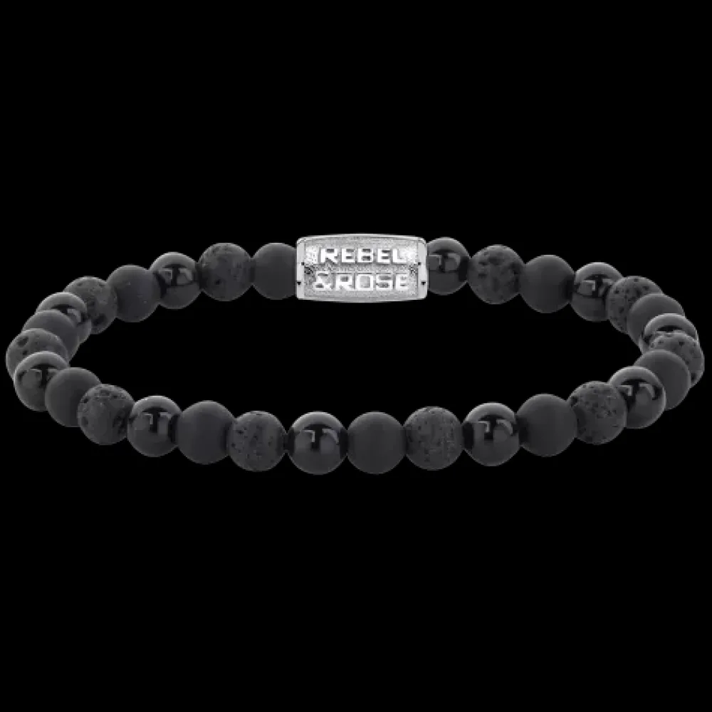 Armband^Rebel & Rose More Balls Than Most - Shiny Night - 4mm |