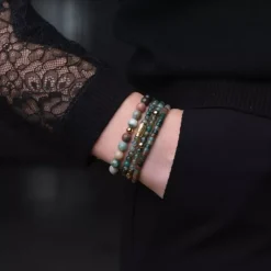 Armband^Rebel & Rose More Balls Than Most - Spring Shine - Yellowgold ionplated - 6mm |