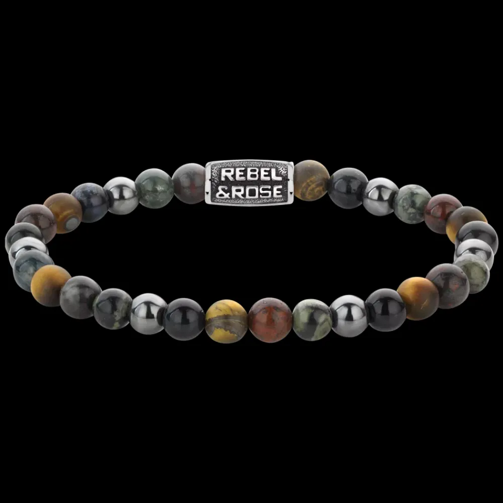 Armband^Rebel & Rose More Balls Than Most - Stormy Weather Vintage - 6mm |