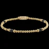 Armband^Rebel & Rose More Balls Than Most - Touch of Black Glam Rocks - 4mm |