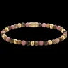 Armband^Rebel & Rose More Balls Than Most - Winter Glow - Yellowgold ionplated - 4mm |