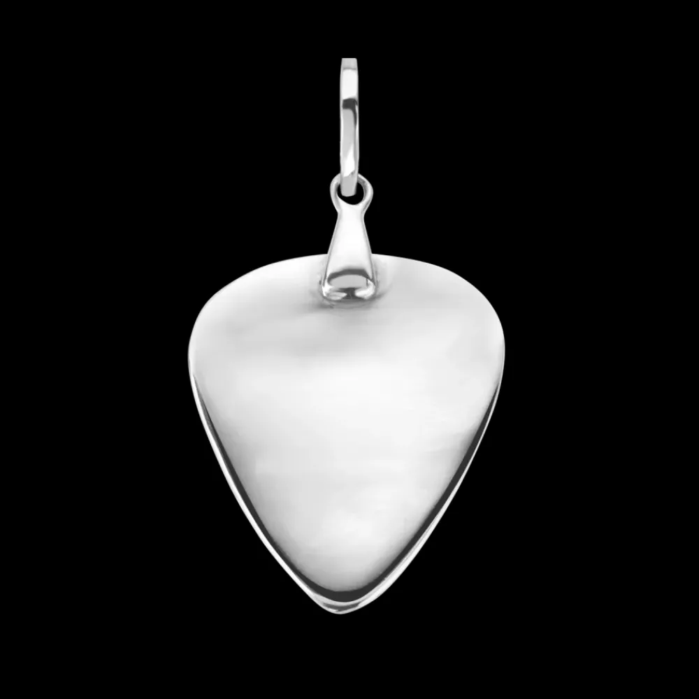 Ketting^Rebel & Rose Necklace & Pendant - Necklace Rope Silver 925 - 3mm with Pendant Plectrum |