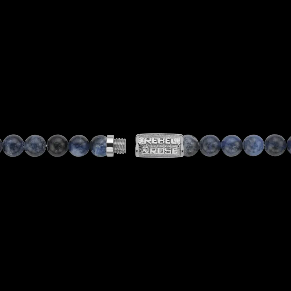 Ketting^Rebel & Rose Necklaces - Necklace Midnight Blue - 6mm |