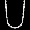 Ketting^Rebel & Rose Necklaces - Necklace Pearl Gem Gold 8mm |