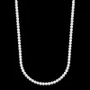 Ketting^Rebel & Rose Necklaces - Necklace Pearl Gem Gold 4mm |