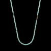 Ketting | Ketting^Rebel & Rose Necklaces - Necklace Slices Turquoise - 4mm |