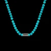 Ketting^Rebel & Rose Necklaces - Necklace Turquoise Delight - 6mm (70cm) |