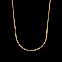 Ketting^Rebel & Rose Necklaces - Necklace Yellowgold Rocks - 3mm |