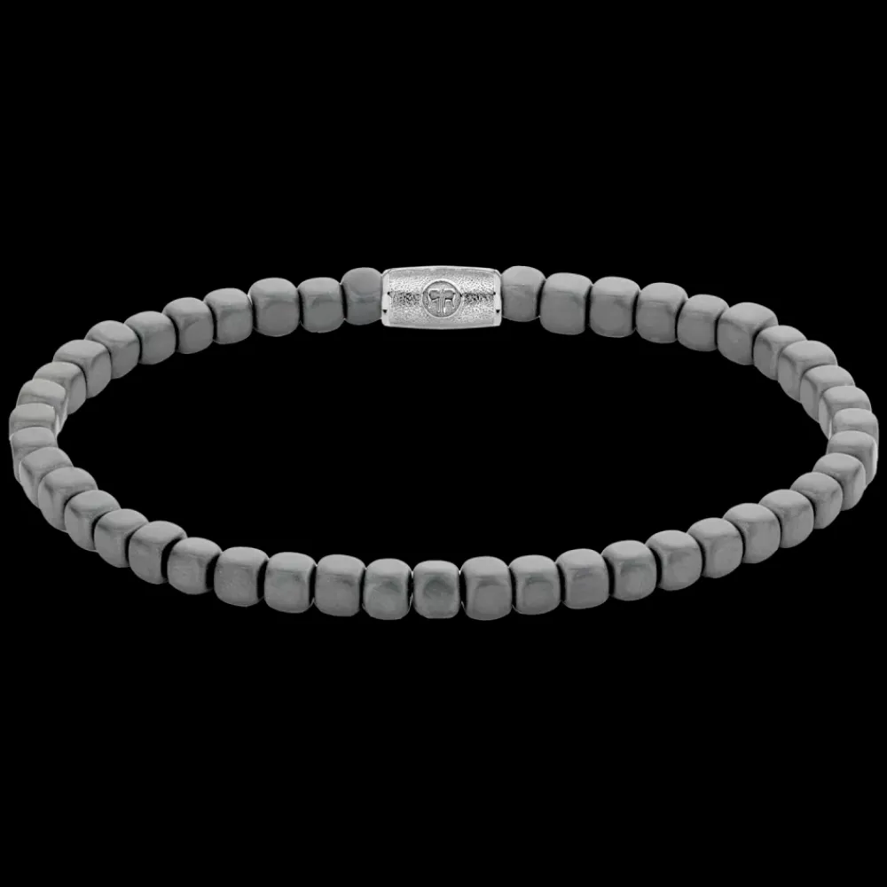 Armband^Rebel & Rose No Balls Please - Roll The Dice - Mad Dark Grey - 4mm |
