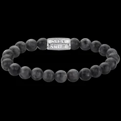 Armband^Rebel & Rose No Balls Please - Roll The Dice - Mad Dark Grey - 4mm |