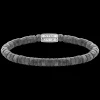 Armband^Rebel & Rose No Balls Please - Slices - Grey Seduction - 6mm |