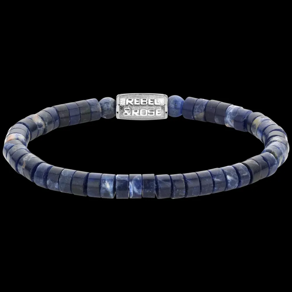 Armband | Armband^Rebel & Rose No Balls Please - Slices - Midnight Blue - 6mm |