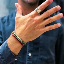 Armband | Armband^Rebel & Rose No Balls Please - Slices - Tiger Lily - 4mm |