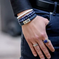 Armband | Armband^Rebel & Rose No Balls Please - Slices - Midnight Blue - 6mm |