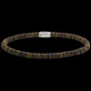 Armband | Armband^Rebel & Rose No Balls Please - Tiger Lily Round Slices - 4mm |