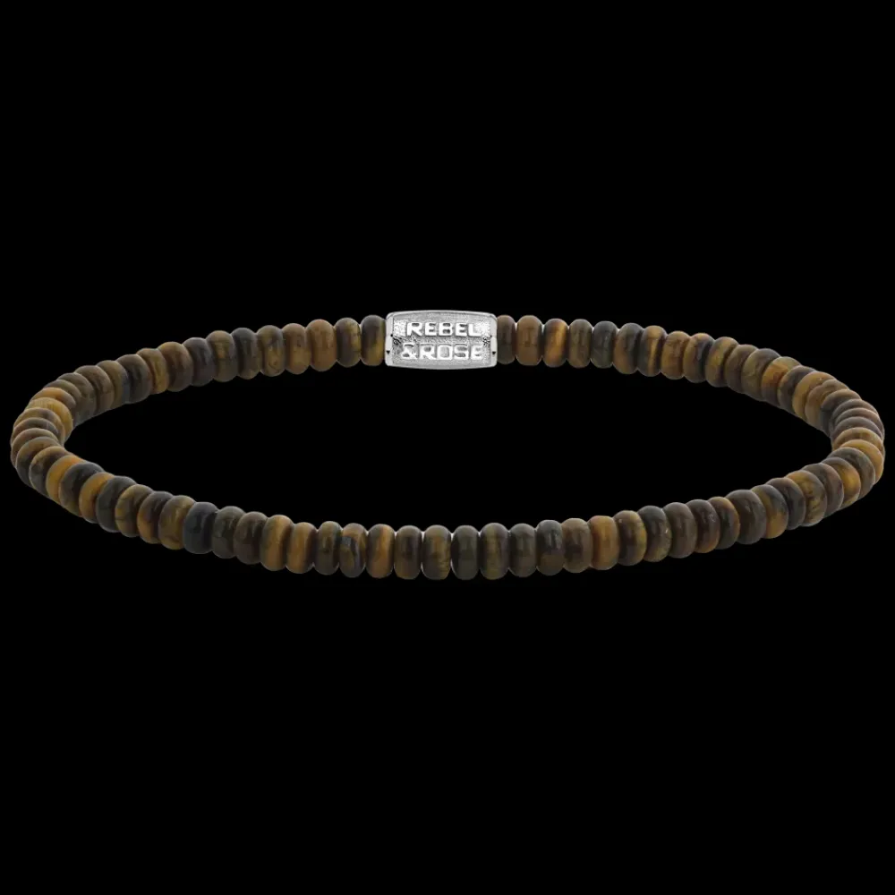 Armband | Armband^Rebel & Rose No Balls Please - Tiger Lily Round Slices - 4mm |