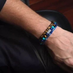 Armband | Armband^Rebel & Rose Silverbead - Mix Turquoise 925 - 8mm |