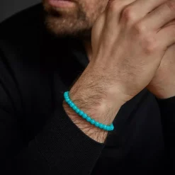 Armband | Armband^Rebel & Rose Silverbead - Turquoise Delight 925 - 6mm |